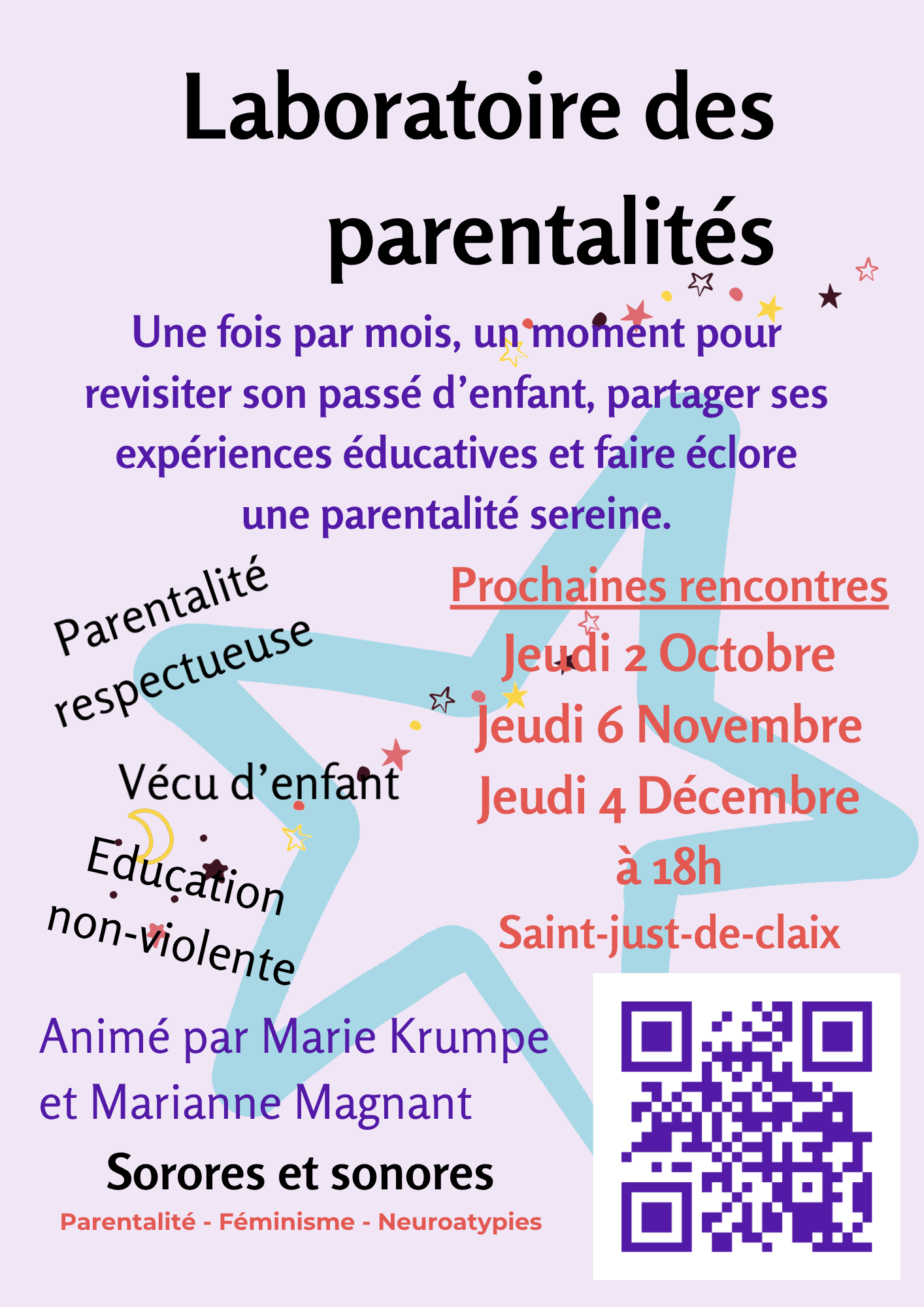 Affiche prochain laboratoire de parentalité